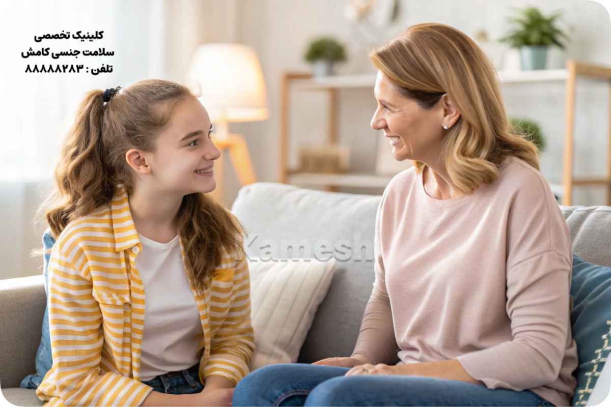 رفتار خانواده در هنگام بلوغ دختران